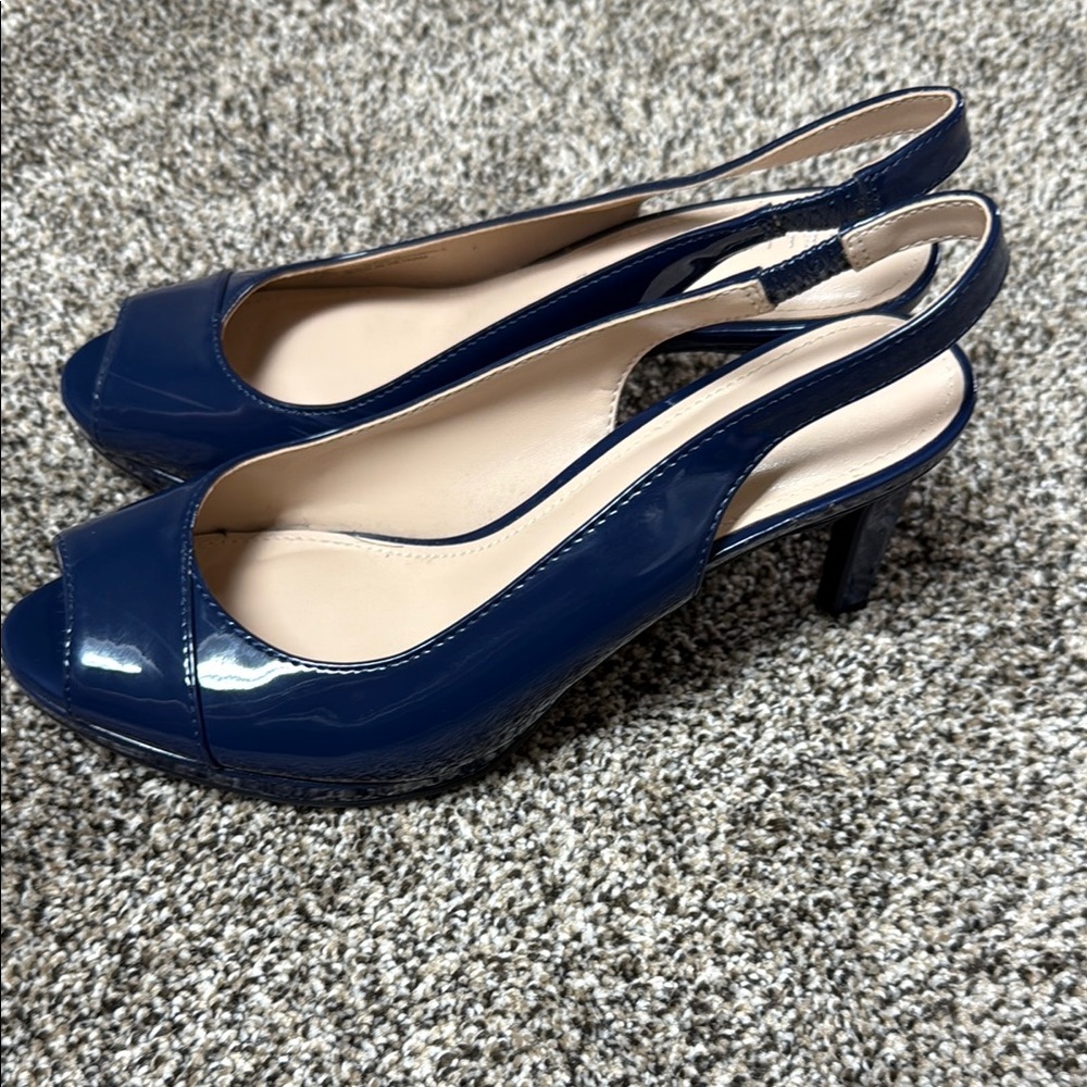 Kelly & Katie Blue Heels Elegant Design